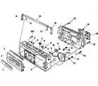 Sony CFM-140II cabinet assembly diagram