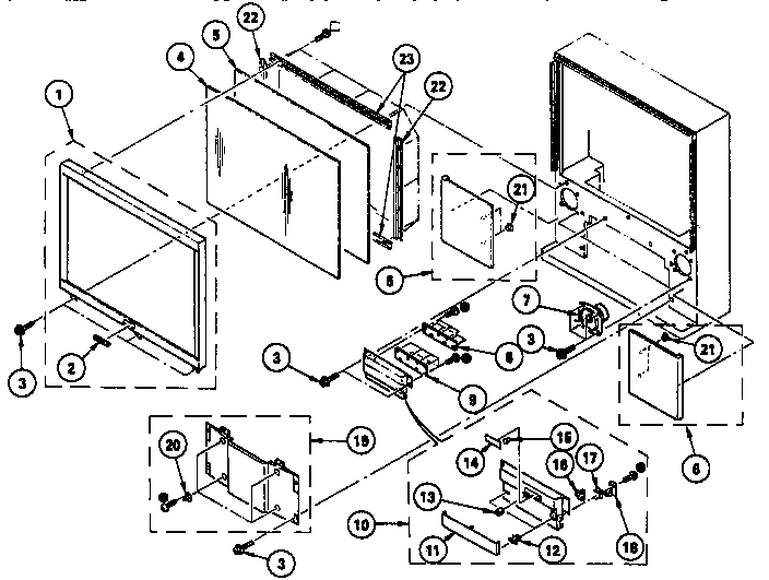 Screen and control panel