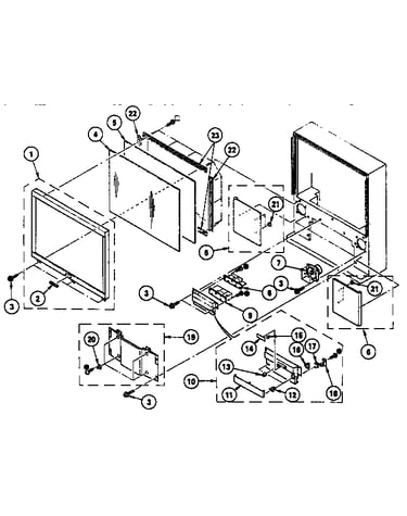 Screen and control panel