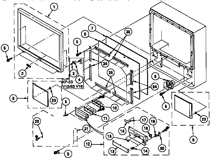 Screen and control panel