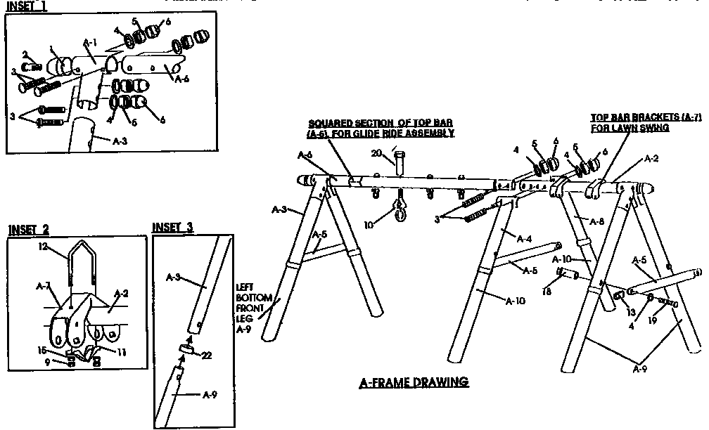 Frame hardware