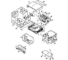 RCA VR601HF mechanical assembly diagram