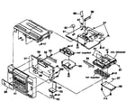 Sony CFD-768 front cabinet diagram