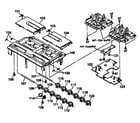 Sony CFD-768 upper cabinet diagram
