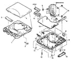 Sony D-125 cabinet diagram