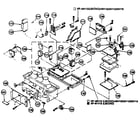 Sony KP-61V15 chassis assy. diagram