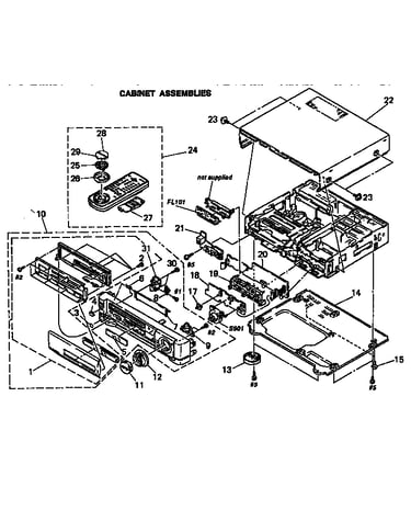 Cabinet assemblies