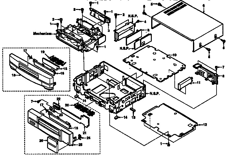 Cabinet parts