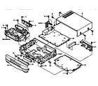 Sanyo VHR5417 cabinet parts diagram
