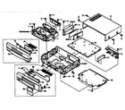 Sanyo VHR9412 cabinet parts diagram