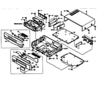Sanyo VHR9415 cabinet parts diagram