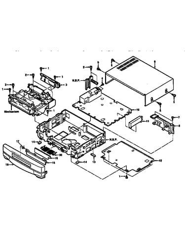 Cabinet and chassis