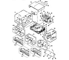 Magnavox VR6425AT01 casing parts diagram