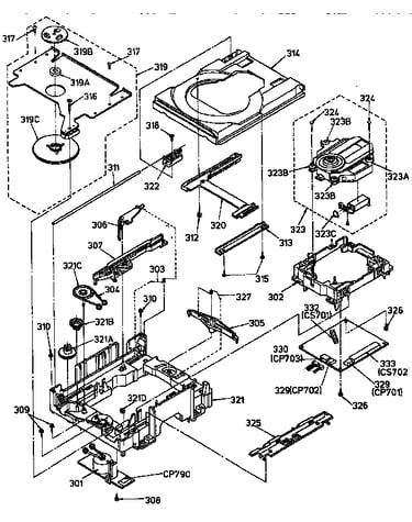 Traverse deck parts