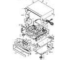RCA CD120-131B cabinet and chassis diagram