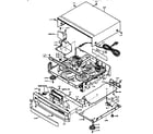 RCA CD2240FB cabinet and chassis diagram