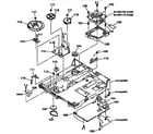 Sony CDP-C535 chassis assembly diagram