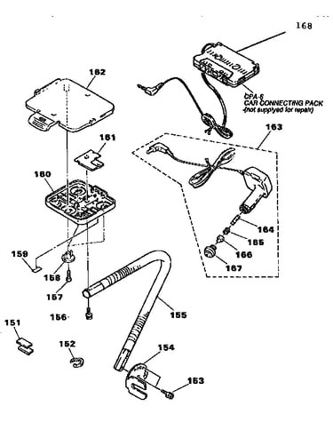 Car mount section