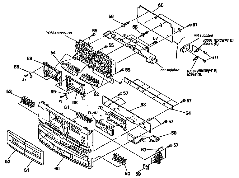 Front panel section
