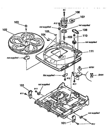Turntable section