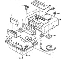 Sony ICF-C240 replacement parts diagram