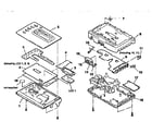 Sony WM-FX41 cabinet parts diagram