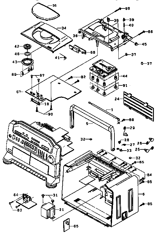 REAR CABINET VIEW
