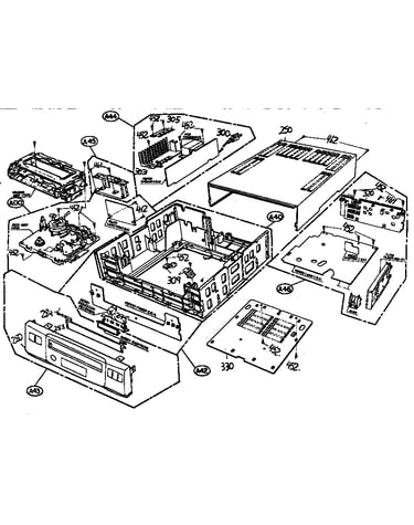 Cabinet and main frame
