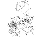 Aiwa NSX-3500U cabinet diagram