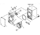 Aiwa NSX-3500U speaker assembly diagram