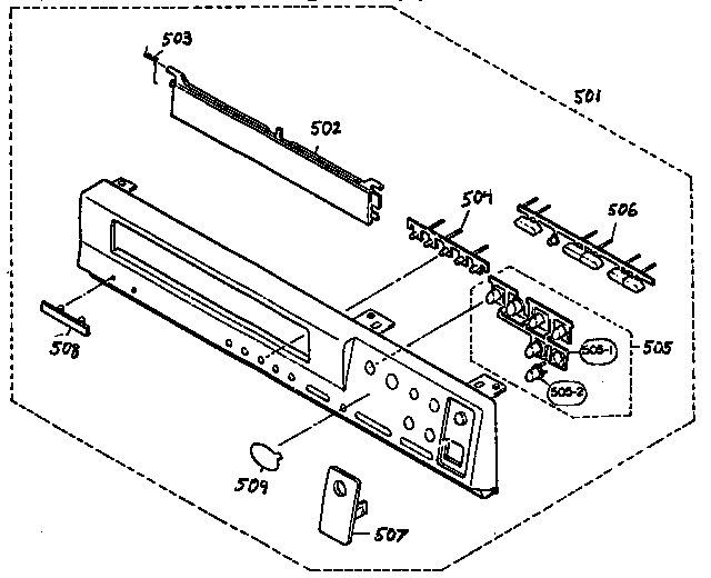 Front panel parts