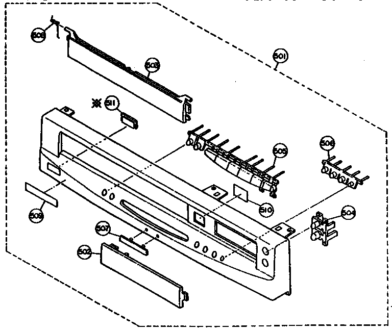 Front panel parts