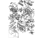 Sharp WQ-CH600 cabinet parts diagram