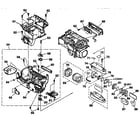 Sony CCD-TR91 cabinet right and evf diagram