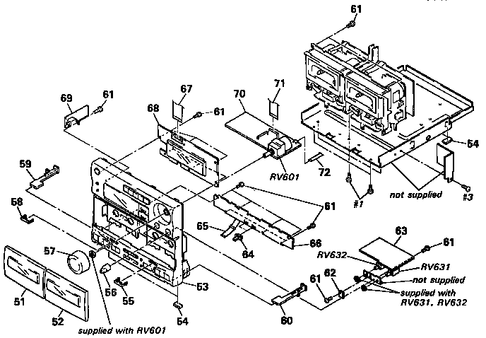 Front panel section
