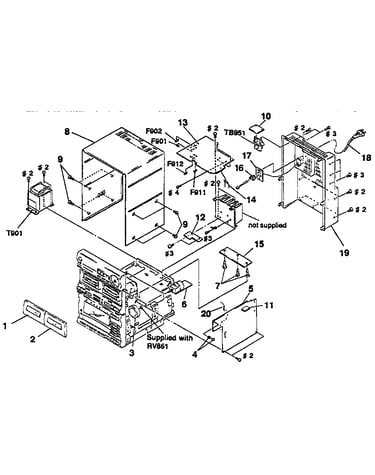 Case, power board section