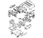 Fisher CA9335 cabinet and chassis diagram