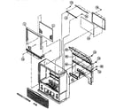 Hitachi 60SX3B cabinet assembly diagram