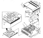 Pioneer CLD-D702 cabinet diagram