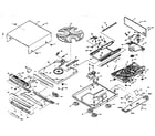 Panasonic SLCH555 cabinet parts diagram