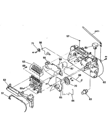 Rear cabinet