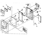 Sony SRF-M3 cabinet section diagram