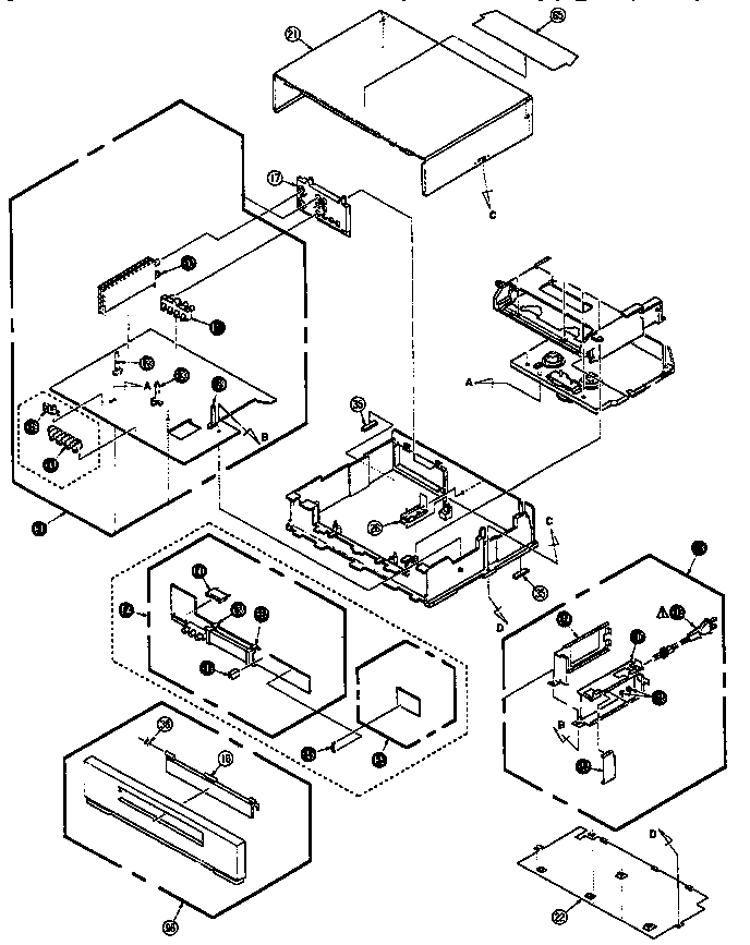 Chassis and casing