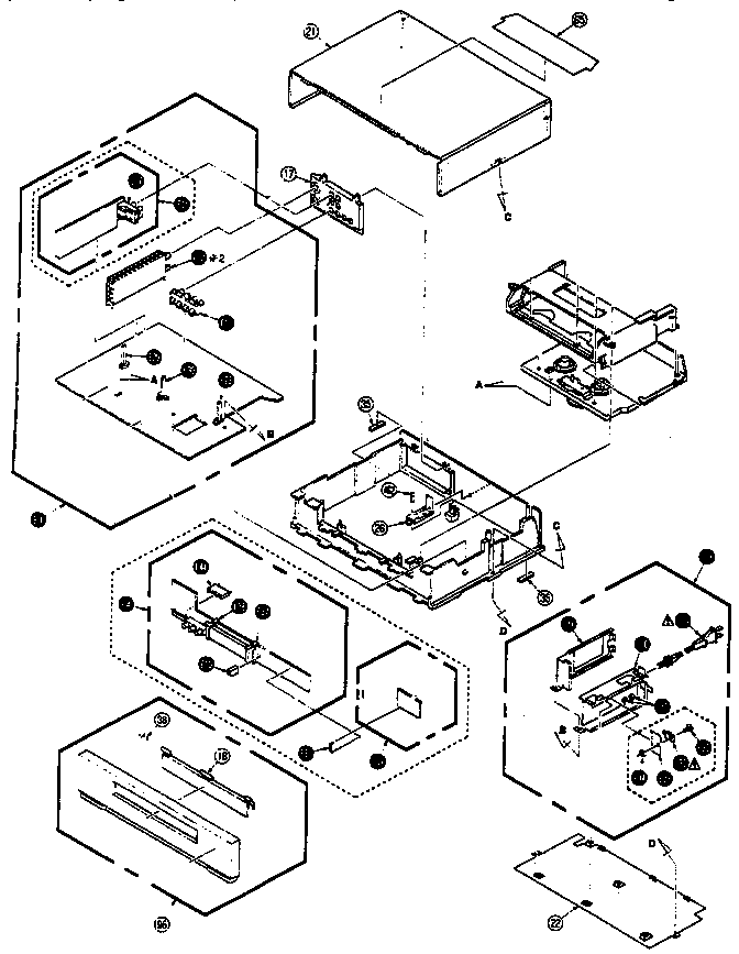 Chassis and casing