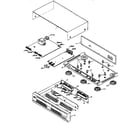 Panasonic SHGS71 cabinet parts diagram