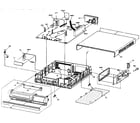 RCA VG2021 cabinet parts diagram