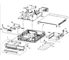 RCA VR510A cabinet diagram