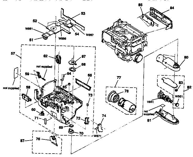 CABINET PARTS(R)&EVF