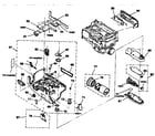 Sony CCD-TR30 cabinet parts(r)&evf diagram