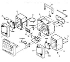 Sony CFS-1035 cabinet section (1) diagram